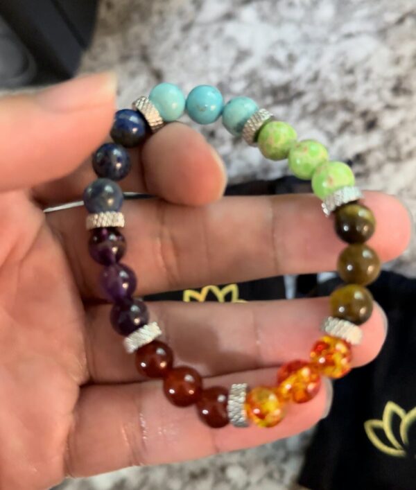 7 Chakra Stone Bracelet - Image 2